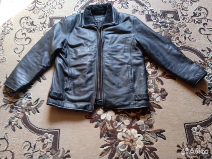 Кожаная куртка мужская