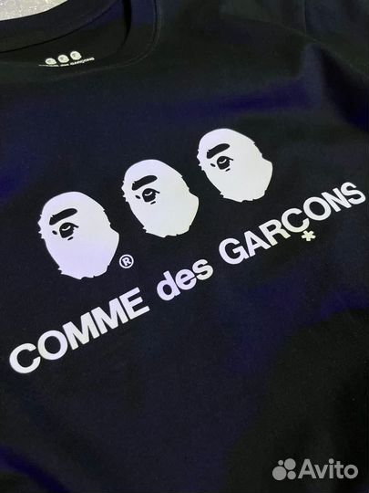 Футболка bape x cdg