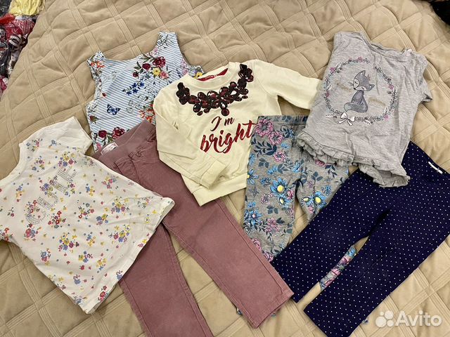 Мешок одежды на девочку