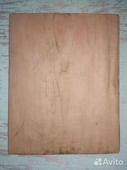 Старинная икона Господь Вседержитель. 18х22. Жако