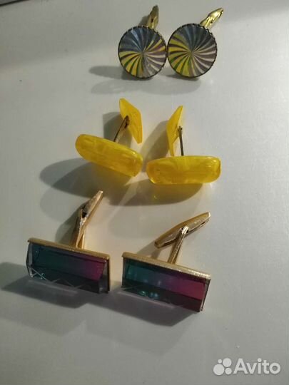 Запонки СССР, часы,мелочи разные