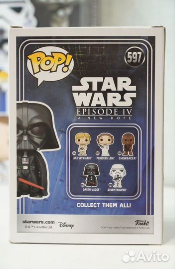 Фигурка Funko Pop Darth Vader 597