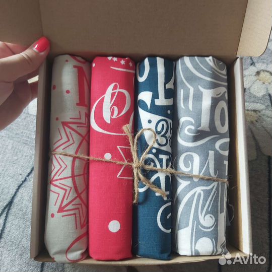 Набор кухонных полотенец 4шт