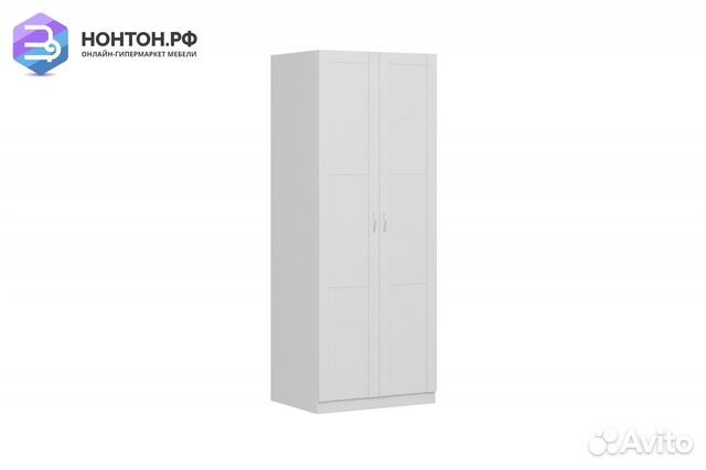 Шкаф двухстворчатый Пегас белый