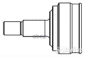Шрус наружный к-т toyota land cruiser prado (J