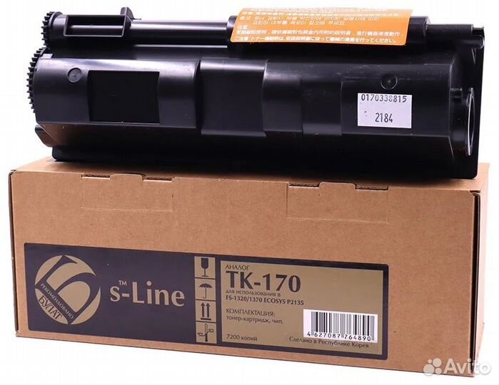 Картридж Kyocera TK-170 (совместимый булат S-Line)