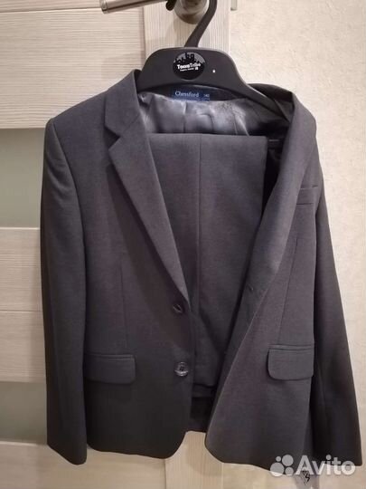 Школьный костюм для мальчика серый 140