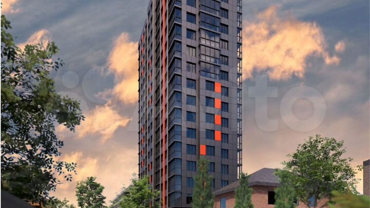 2-к. квартира, 43 м², 15/18 эт.