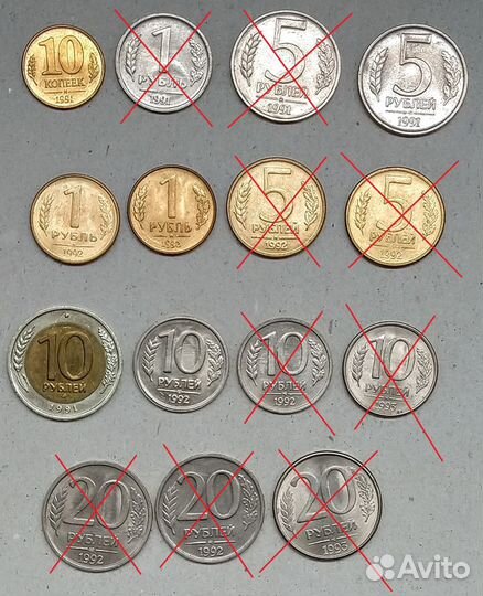 Монеты СССР и РФ