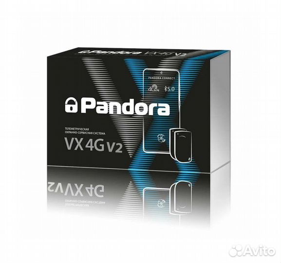 Сигнализация Pandora VX-4G v2 с автозапуском, New