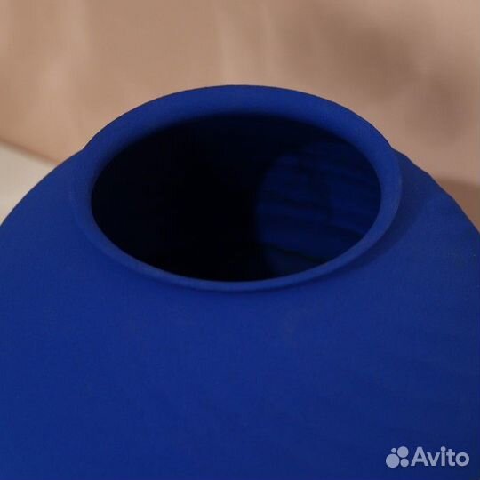 Декоративная ваза 'Лаура', цвет синий