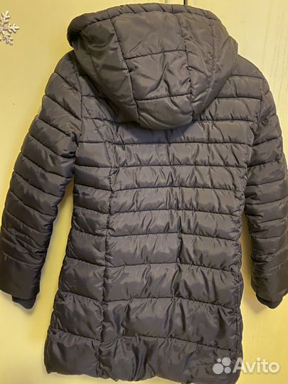 Пальто зимнее на девочку 128