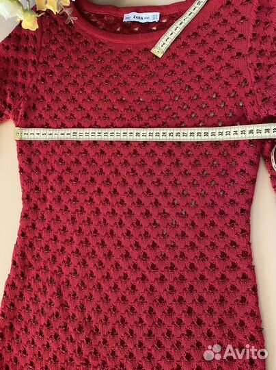 Платье сетка zara 42-44