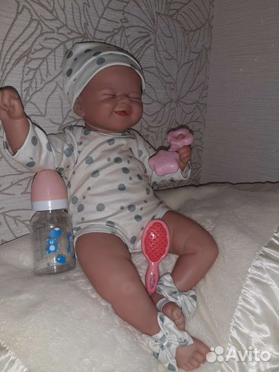 Кукла реборн девочка (новая)сплюшка-улыбашка