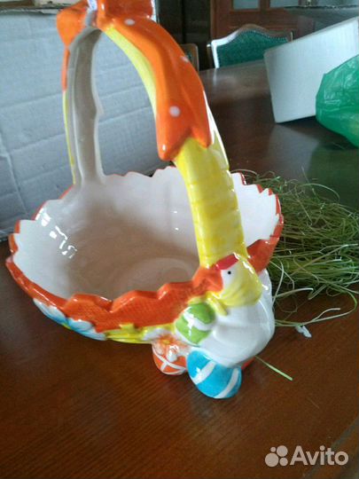 Корзина для пасхальных яиц