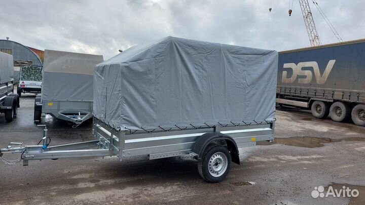 Прицеп 2,8х1,5 на подрамнике рессора Al-ko