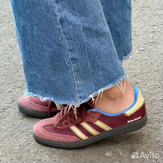 Кроссовки adidas samba wales Bonner brown casual