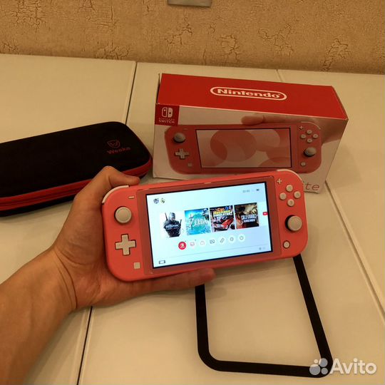 Nintendo switch lite с играми