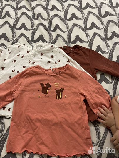 Лонгслив для девочки 92 98
