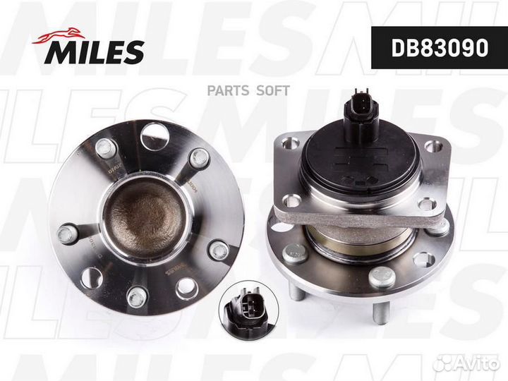 Miles DB83090 Ступица с подшипником задняя +ABS, ford mondeo III 00-07