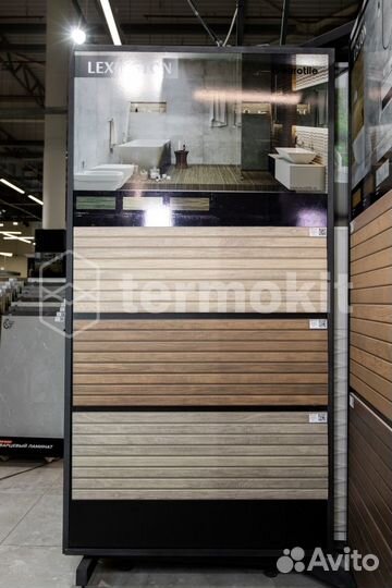 Керамическая плитка Eurotile Ceramica Lexington 753 Brown настенная 32,5x100