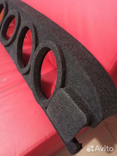 Полка акустическая 2107 (4 отвестия под колонки)