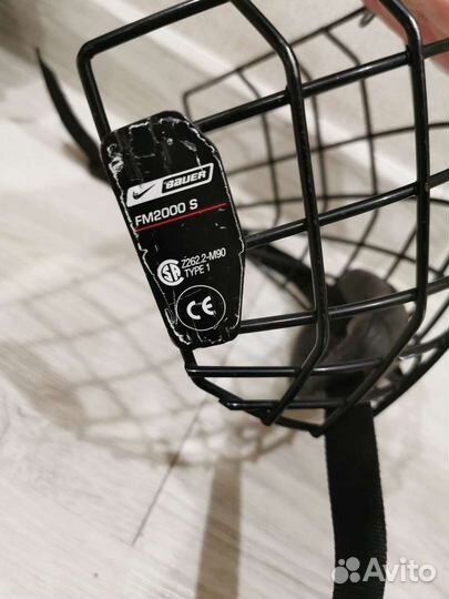 Маска на хоккейный шлем