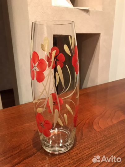 Старинная ваза стекло винтаж 60-70 х г