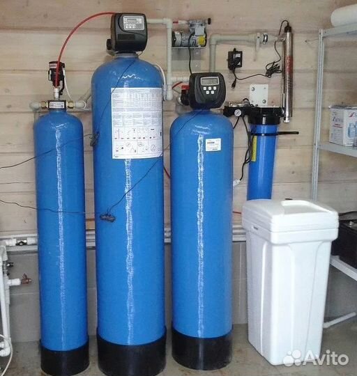 Фильтрация воды из скважины/Водоподготовка