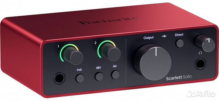 Focusrite Scarlett Solo 4th Gen зв карта новая