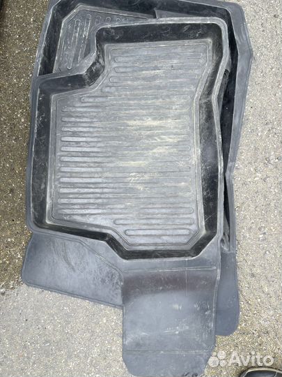 Резиновые коврики акцент 3 шт без водит