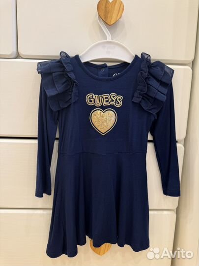 Платье guess для девочки 12 m 80 см