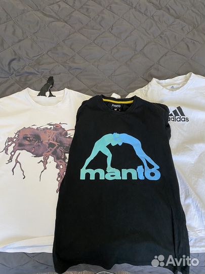 Футболка vlone never broke again, adidas, manto