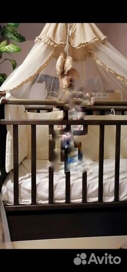 Балдахин в кроватку с держателем