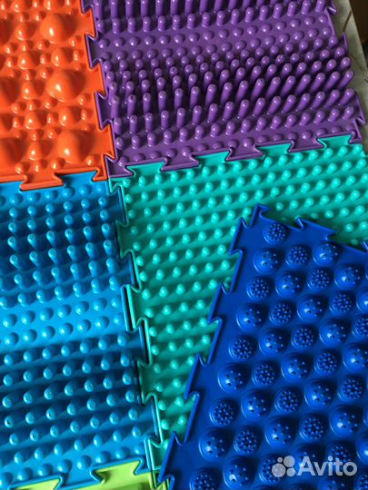 Ортопедический массажный коврик пазл 10 шт