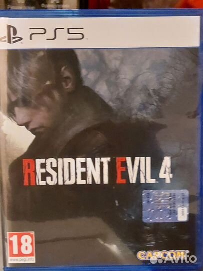 Resident evil 4 remake рус.ps5 диск