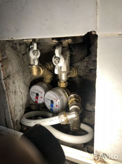 Поверка и Замена,установка счетчиков воды