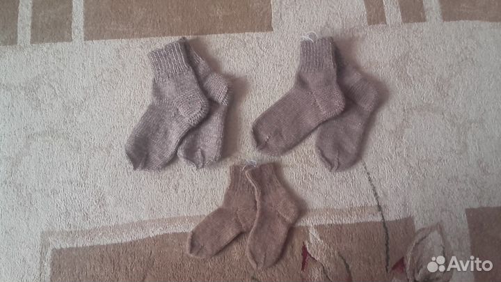 Вязаные носки ручной работы на заказ