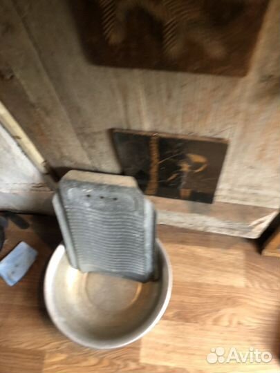 Таз, доска стиральная