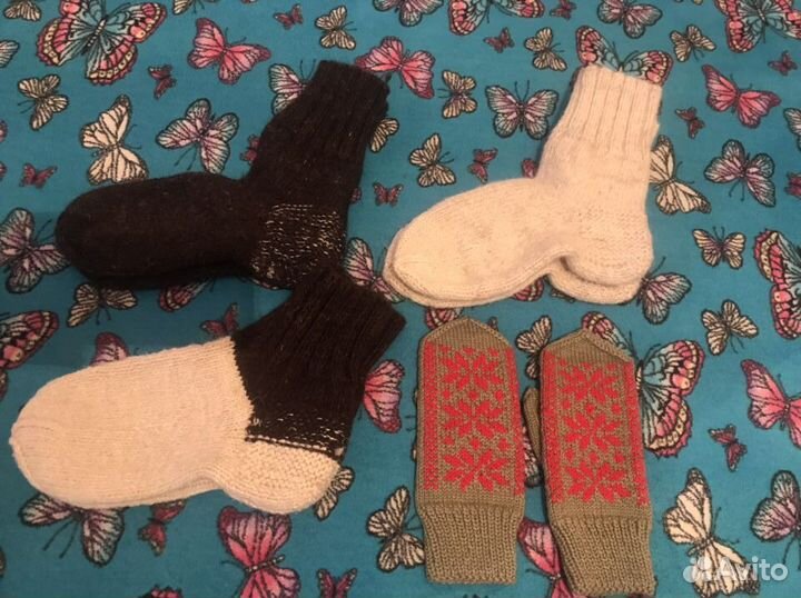 Носки из овечьей шерсти