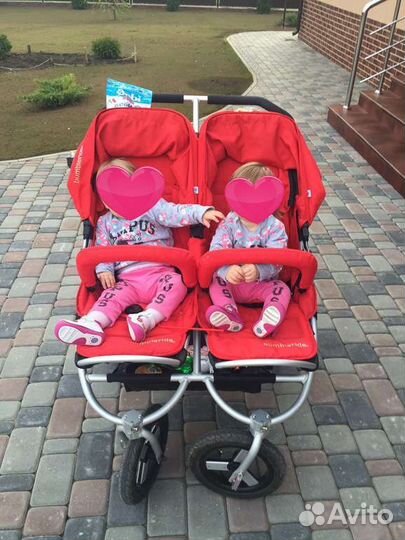 Коляска для двойни 2 в 1 bumbleride