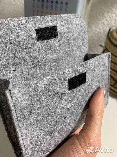 Фетровый чехол ручной работы для аксессуаров