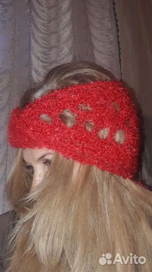 Бандана handmade вязаная полоска