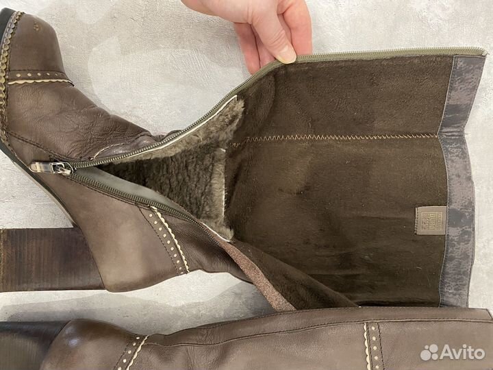 Сапоги женские зимние натуральная кожа