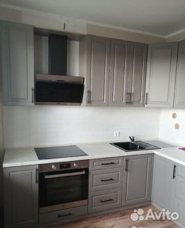 Кухня модульная бетон