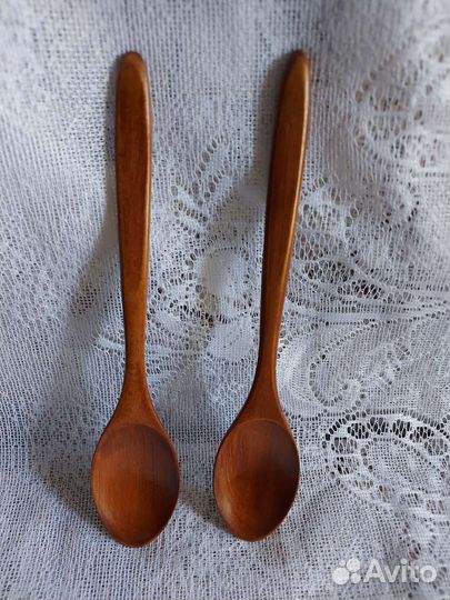 Деревянная кружечка и ложечка