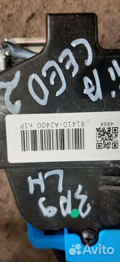 Kia ceed 2 замок задний левый