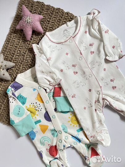 Слипы для девочки next newborn 50 52