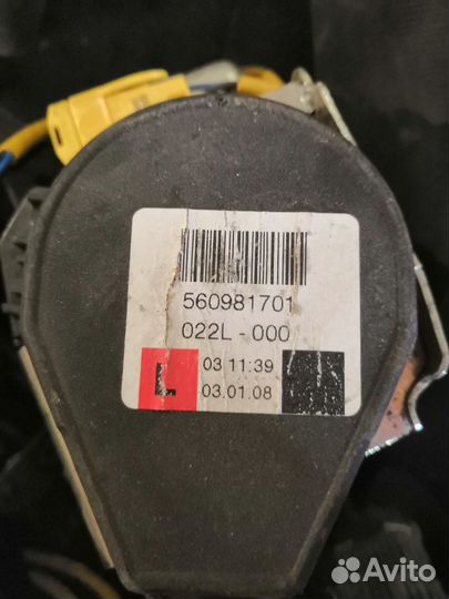 Ремни безопасности Porsche Cayenne (02-10)