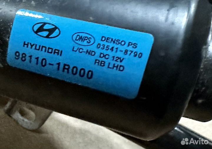 Трапеция дворников Hyundai Solaris 1